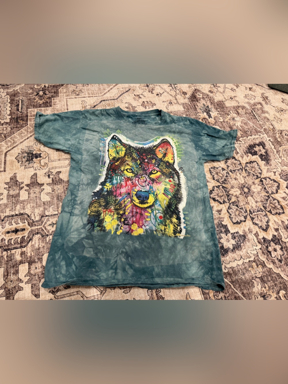 The Mountain Adult "Russo Gentle Wolf" T-Shirt-large